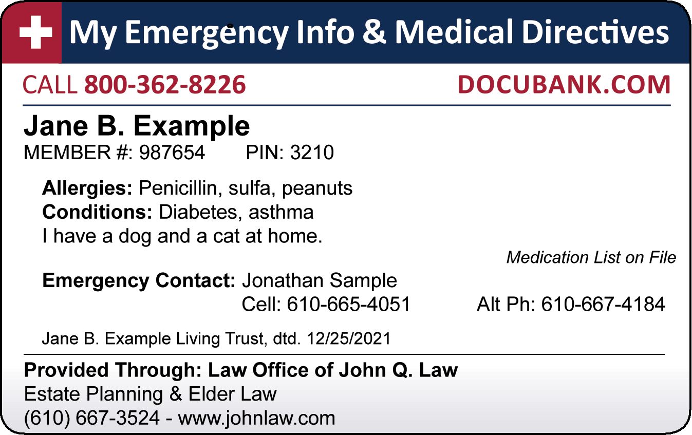 Sample Card
